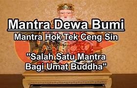 Mantra Dewa Bumi 108